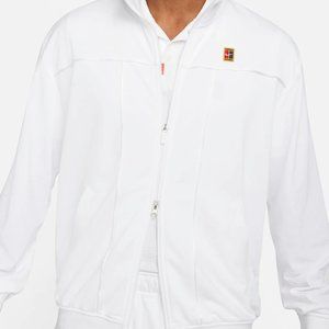 Nike Court Heritage Tennis Jacket, White, Small
